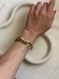 Monet - Pulsera Vintage - Malla Dorada