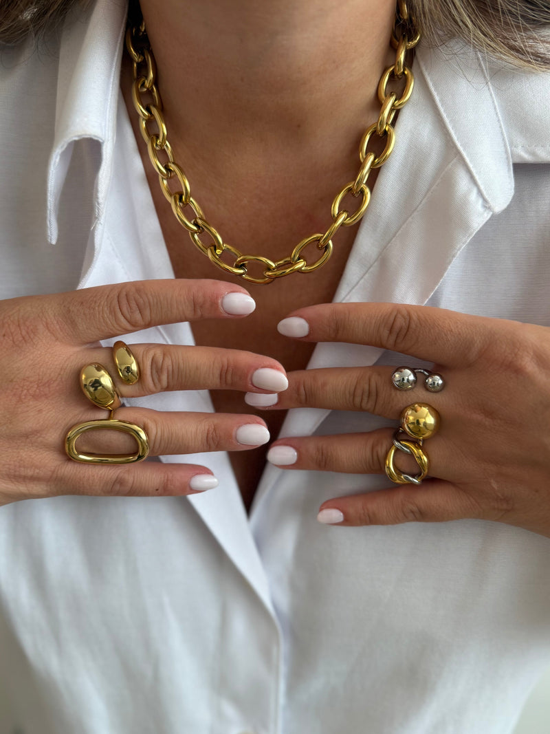 Bague Tribola - Doré, Argent Ou Bicolore