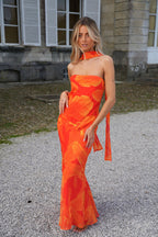 Robe Bustier Nala - Orange