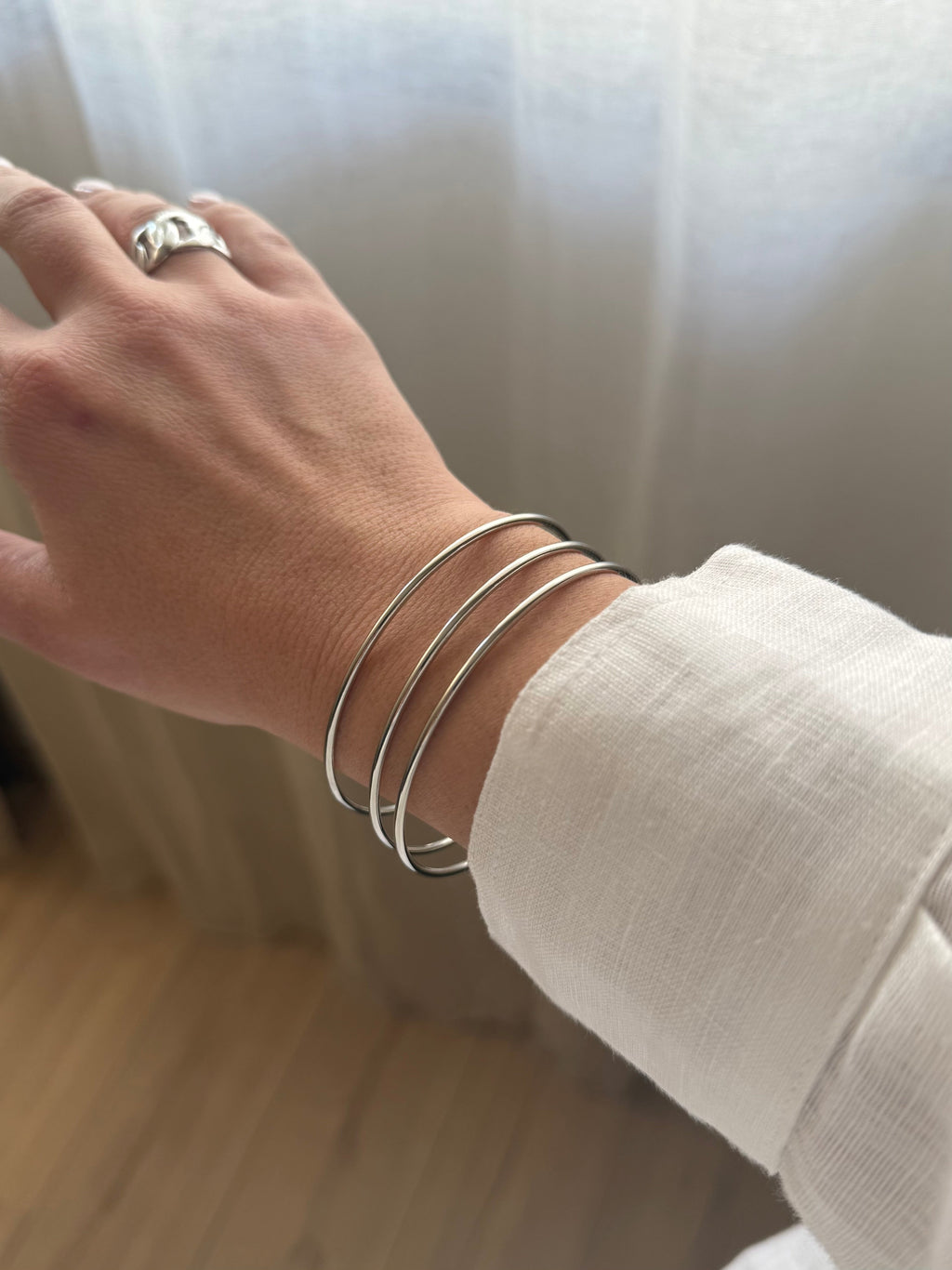 Set Of 3 Guapa Bracelet - Silver