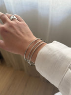 Set Of 3 Guapa Bracelet - Silver