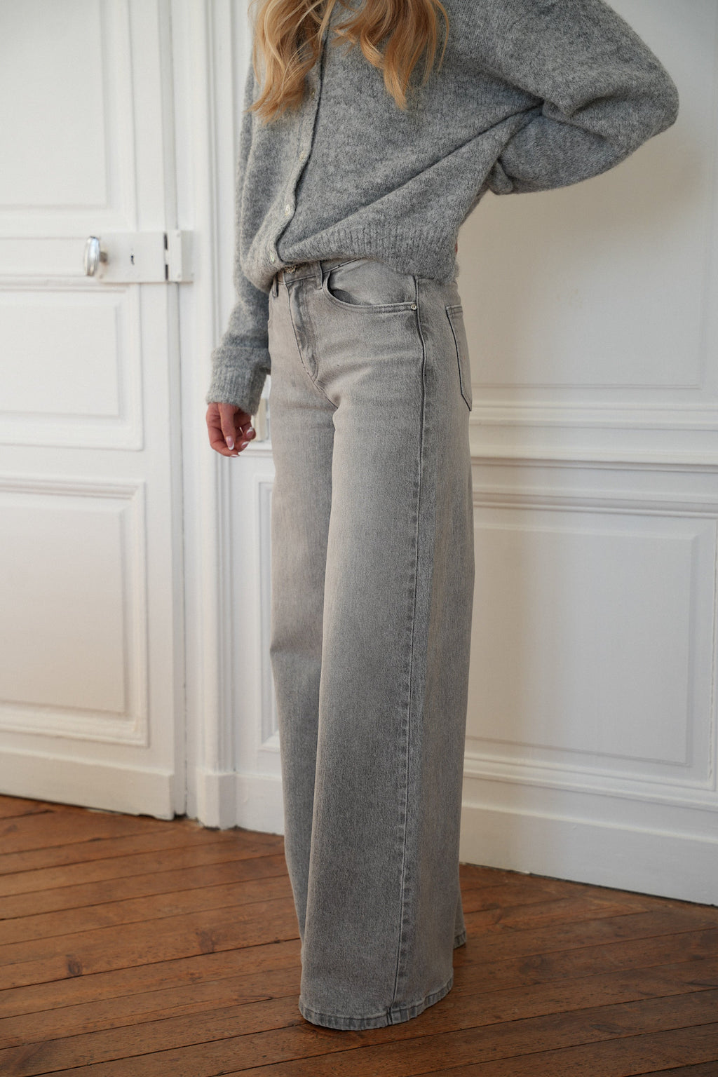 Jean À Paillettes Charlotte - Gris