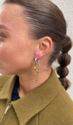 Round Chain Earrings