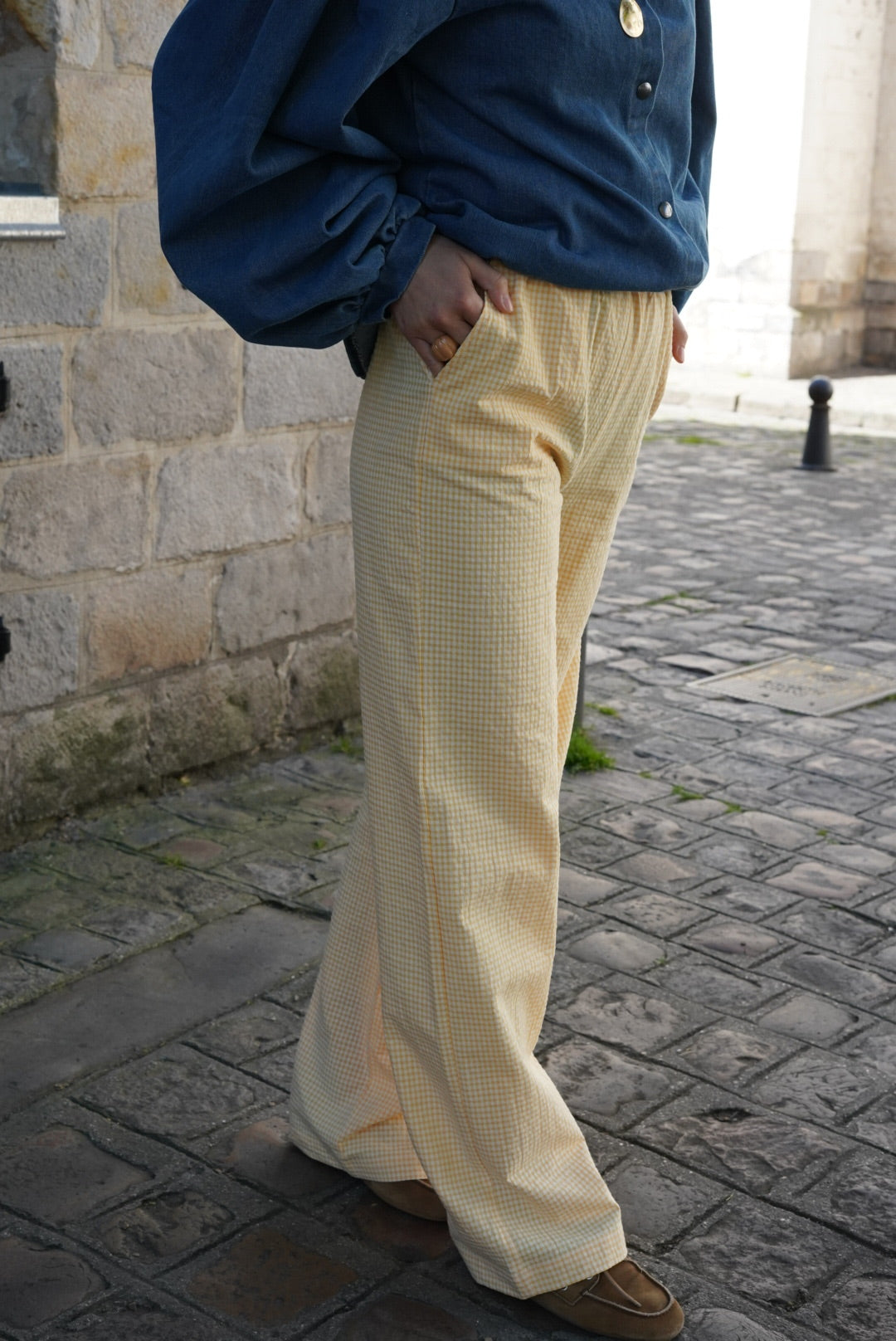 Pants Arthur Yellow Gingham