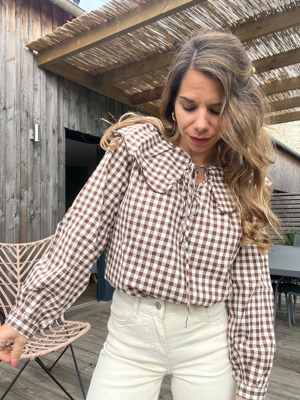Raphaëlle Vichy Blouse