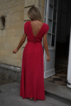 Lucy Long Dress - Red