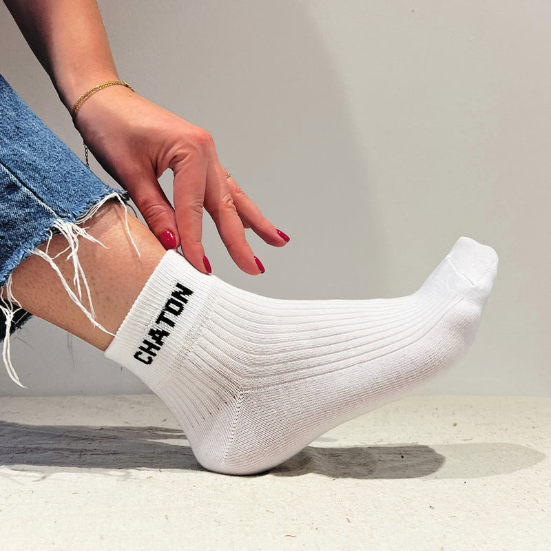 Chaussettes Courtes Chaton