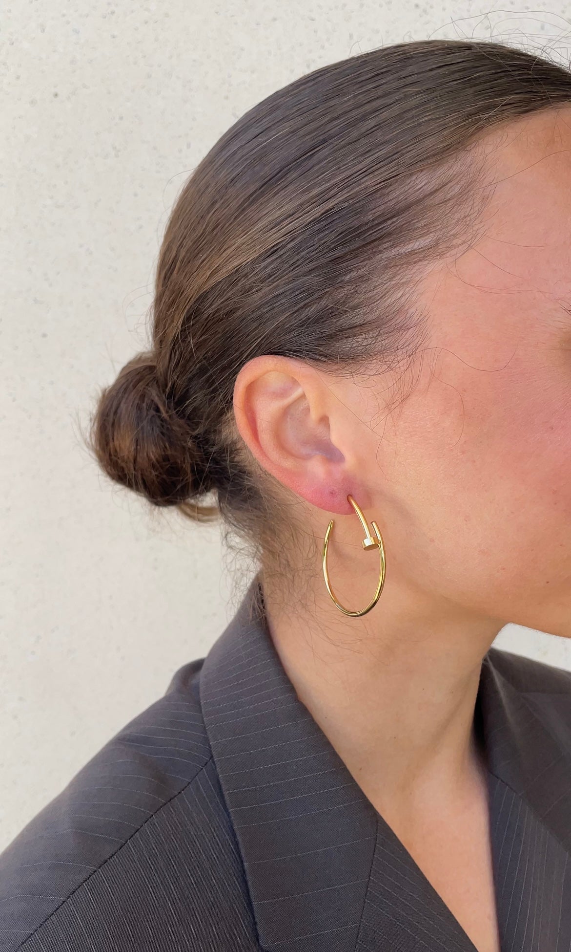Boucles D'Oreilles Thin Push