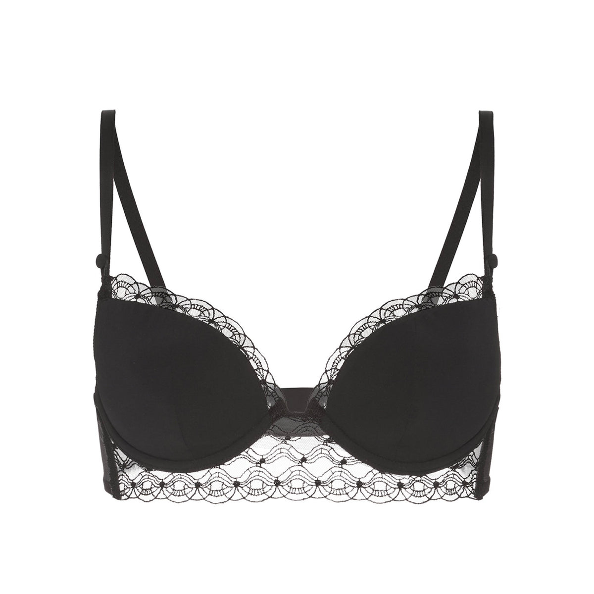 Soutien-Gorge Push-Up Rose - Noir Et Rose