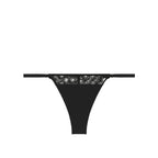 Rose Tanga - Black