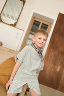 Foulards Bébé, Enfant Delhi Bleuet 5O Cm