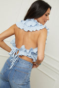 Satine Top - Sky