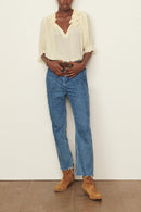 BA&SH - Blusa Naty - Vainilla - Mujer
