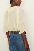 BA&SH - Blusa Naty - Vainilla - Mujer