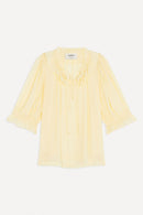 BA&SH - Blusa Naty - Vainilla - Mujer