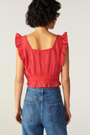 BA&SH - Top Yoki - Rouge - Femme