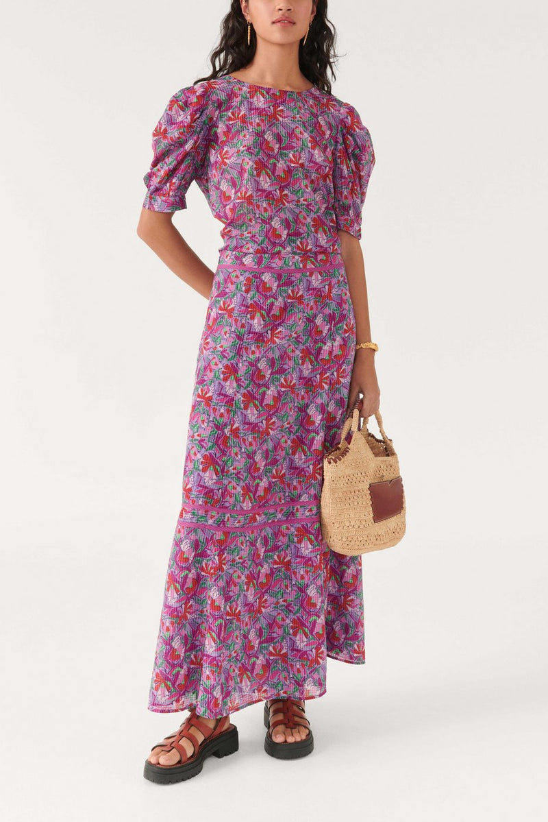 BA&SH - Jupe Aliya - Violet - Femme