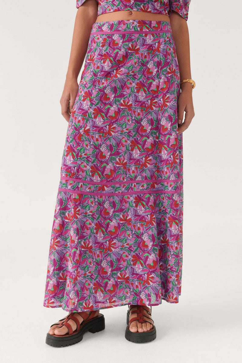 BA&SH - Jupe Aliya - Violet - Femme