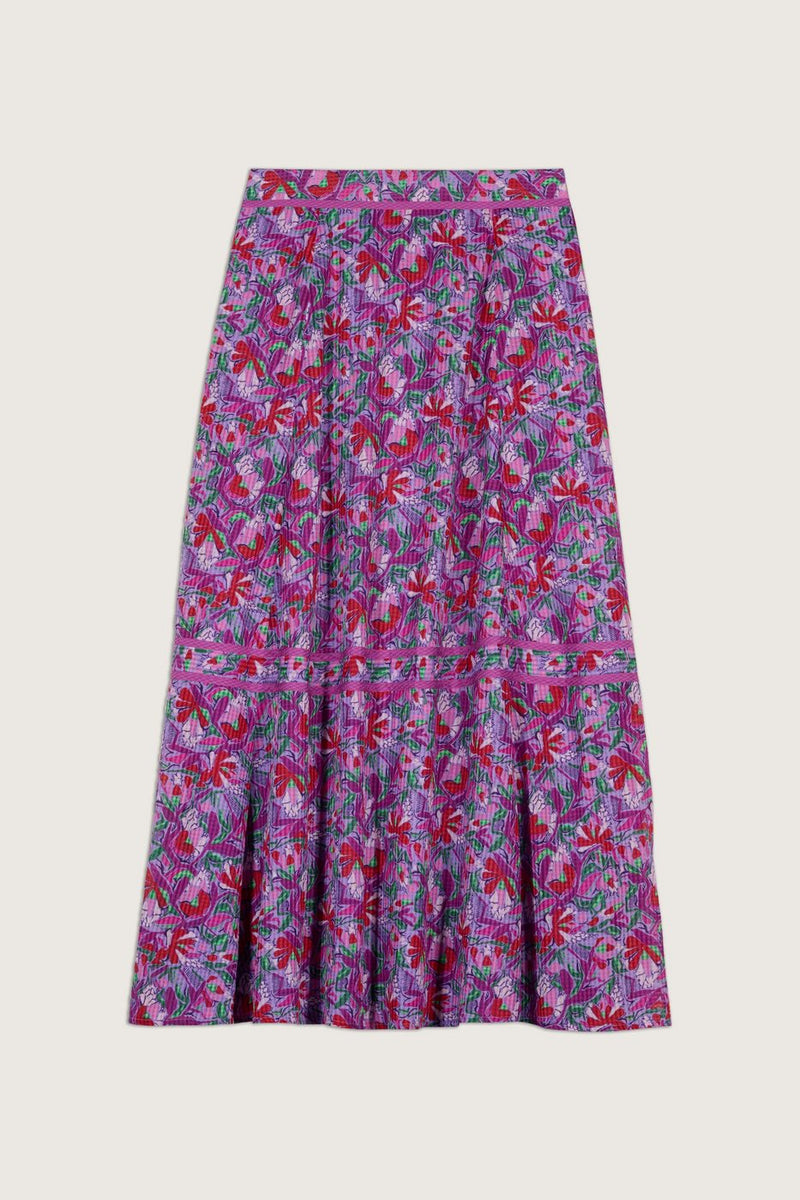 BA&SH - Jupe Aliya - Violet - Femme