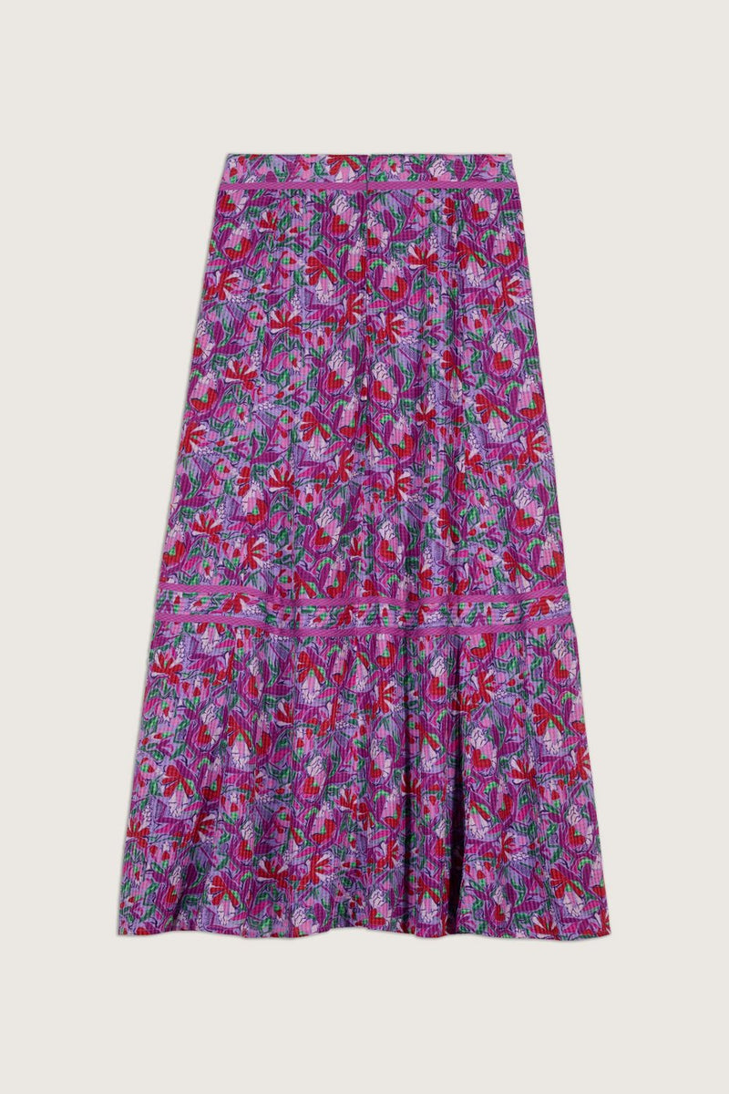 BA&SH - Jupe Aliya - Violet - Femme