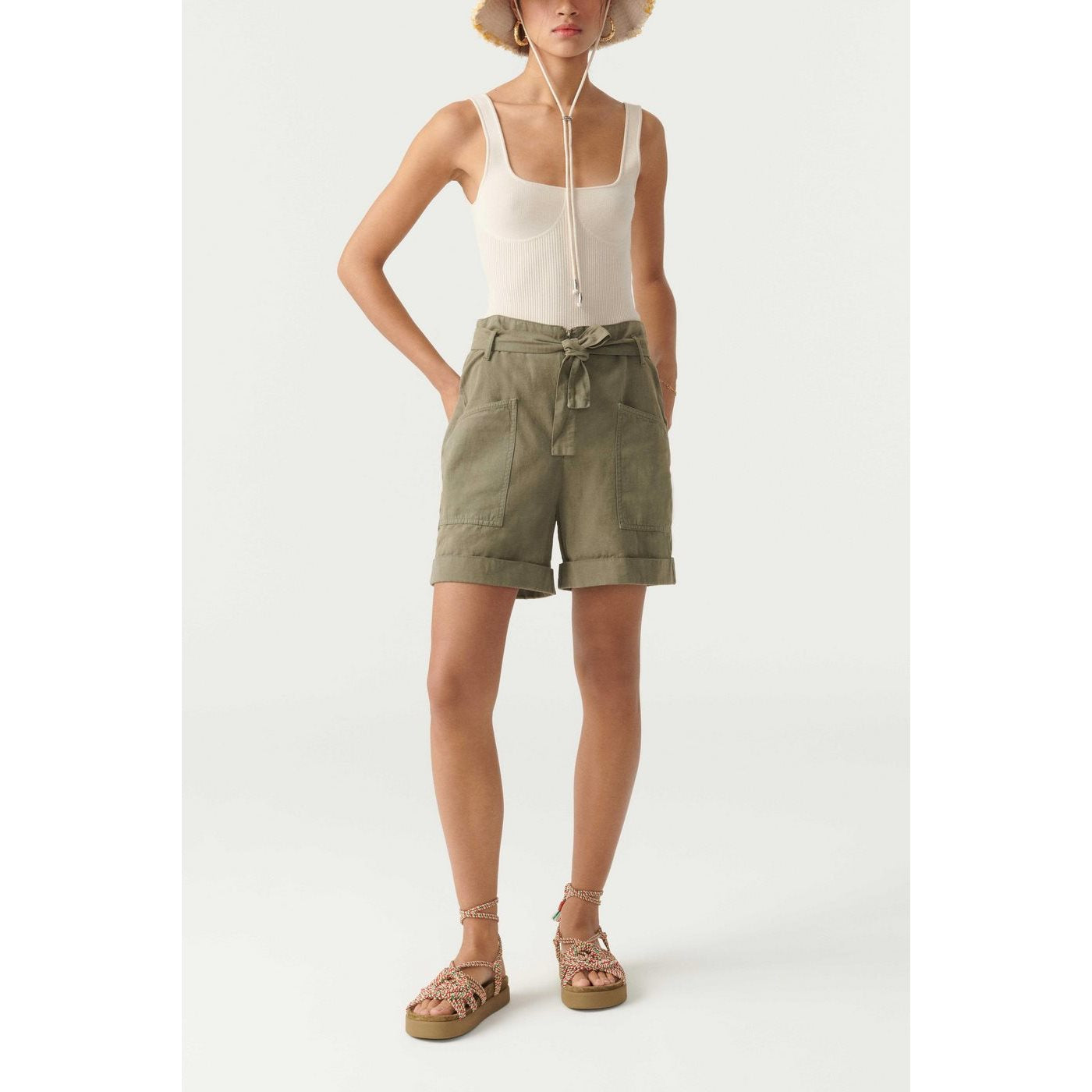 Short Dima - Kaki - Femme