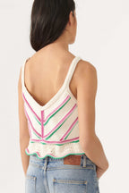 Camiseta sin mangas Helois - Ecru - Mujer