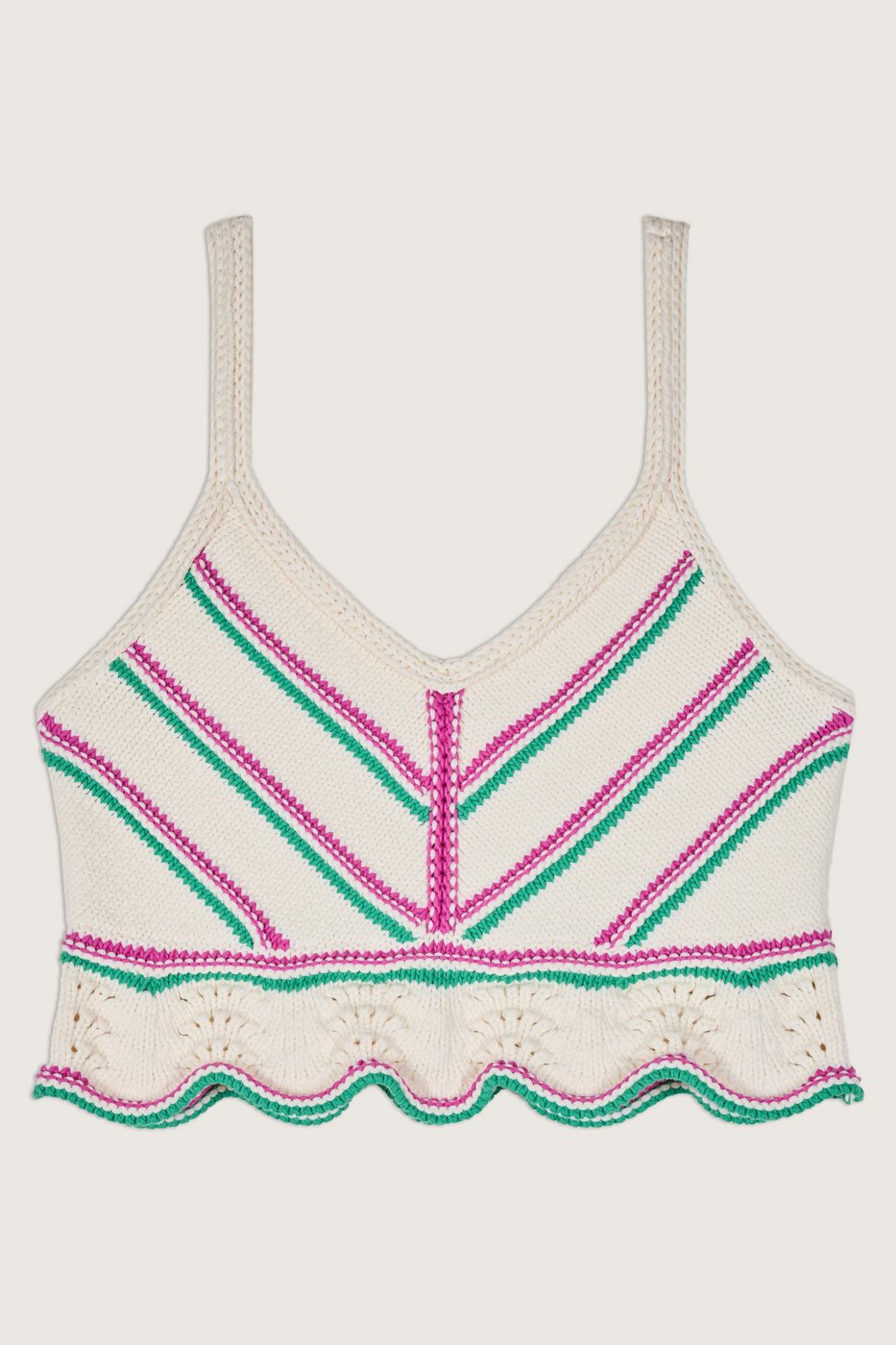 Camiseta sin mangas Helois - Ecru - Mujer