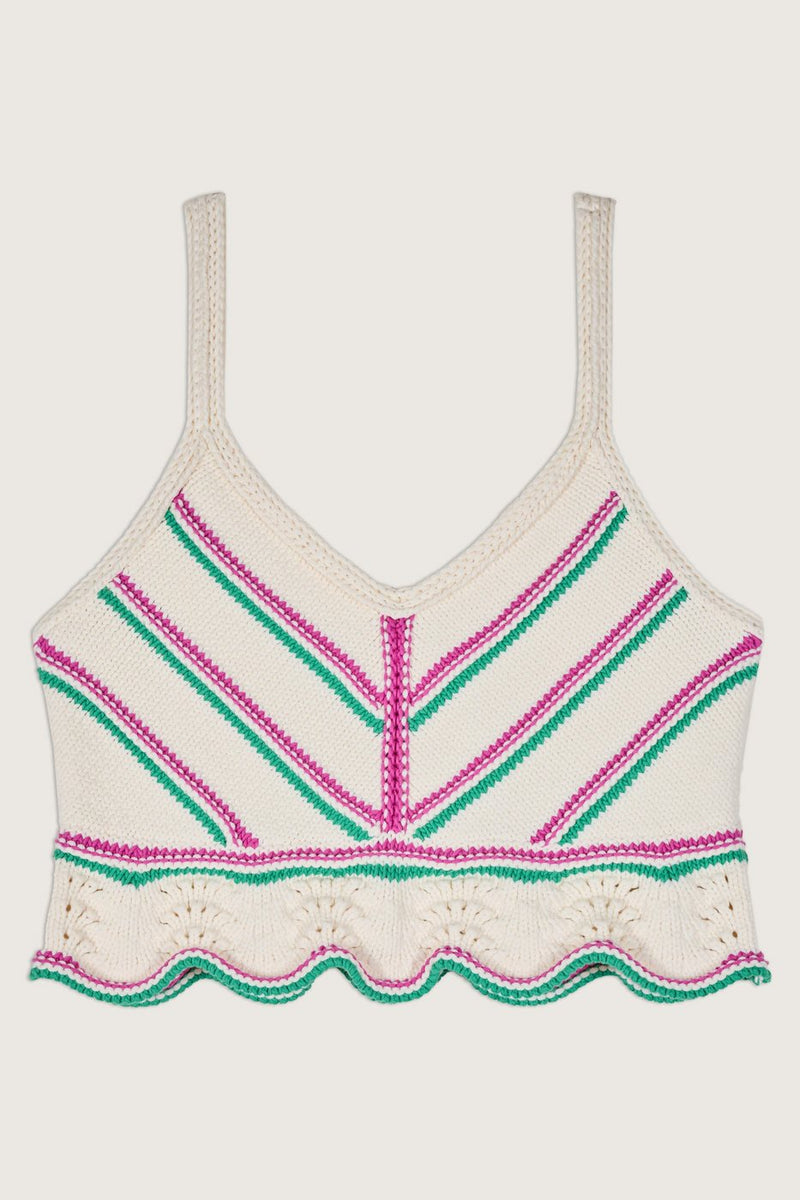BA&SH - Helois Tank Top - Ecru - Women