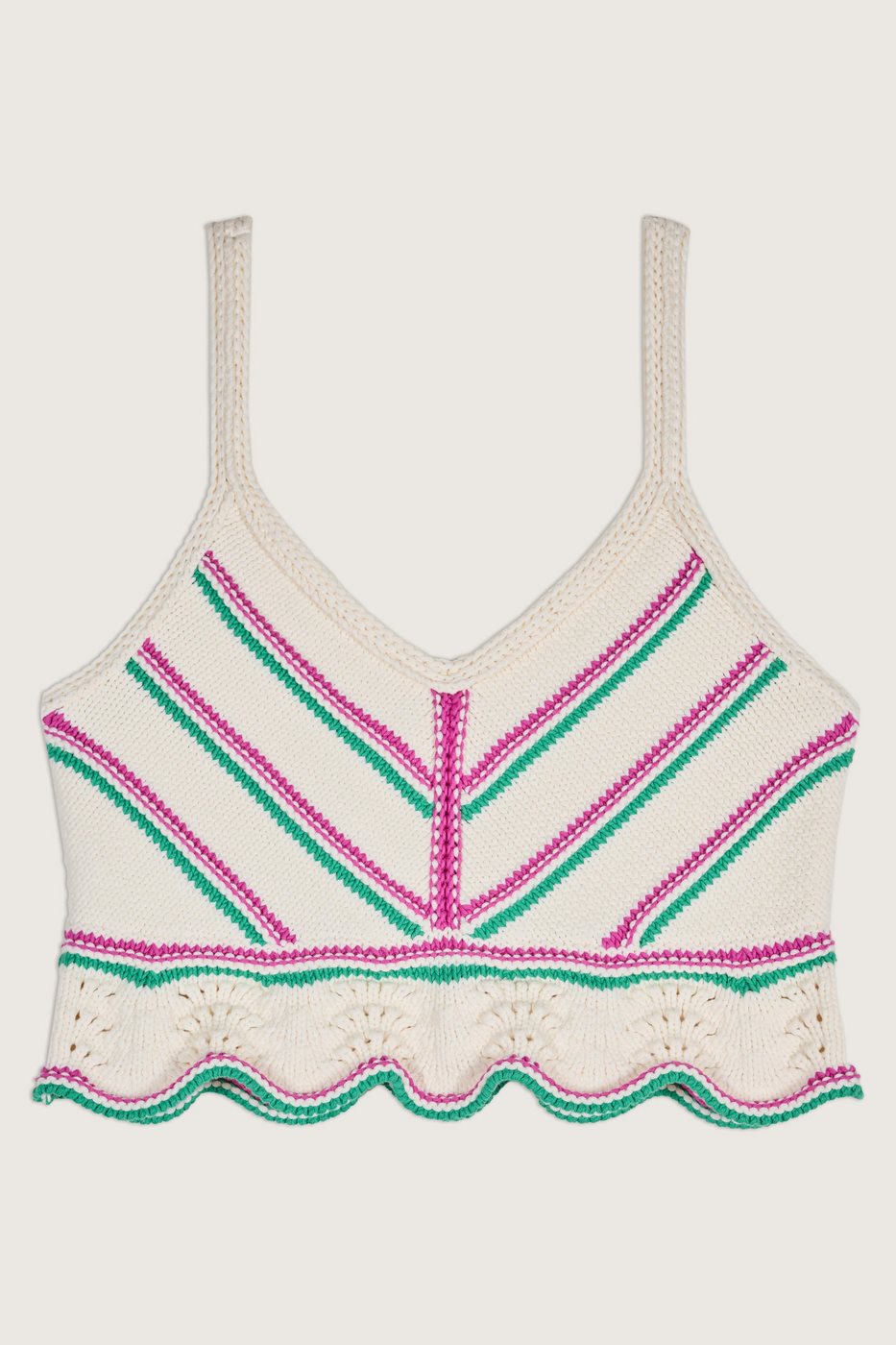 Camiseta sin mangas Helois - Ecru - Mujer