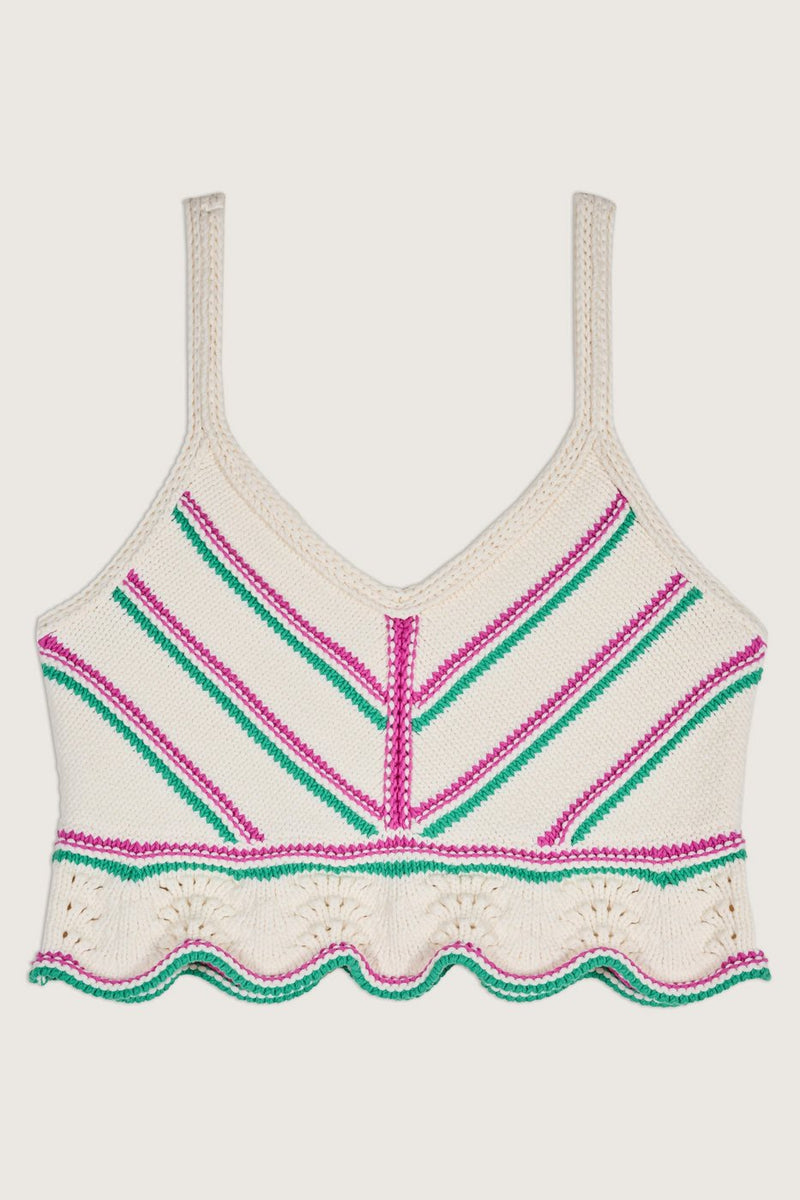 BA&SH - Helois Tank Top - Ecru - Women