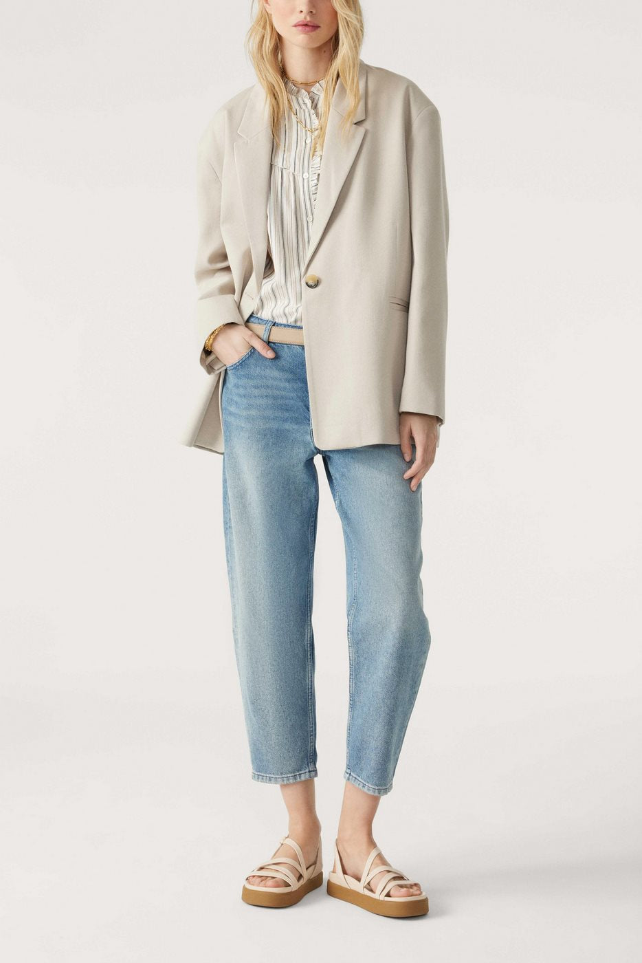 Chaqueta Heya - Beige - Mujer