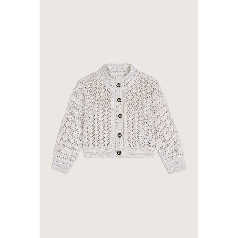 BA&SH - Novela Cardigan - Ecru - Women's