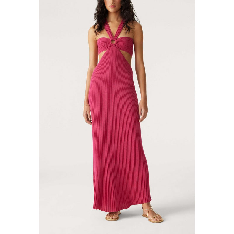BA&SH - Robe Patras - Fuchsia - Femme