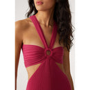 BA&SH - Robe Patras - Fuchsia - Femme