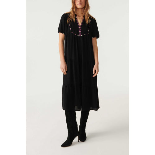 Robe Tisolde - Noir - Femme