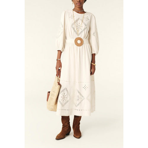 BA&SH - Robe Elvina - Ecru - Femme