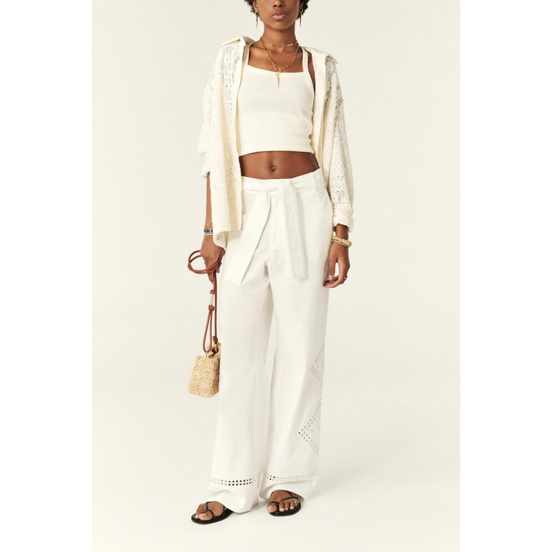 BA&SH - Pantalon Marlon - Blanc - Femme