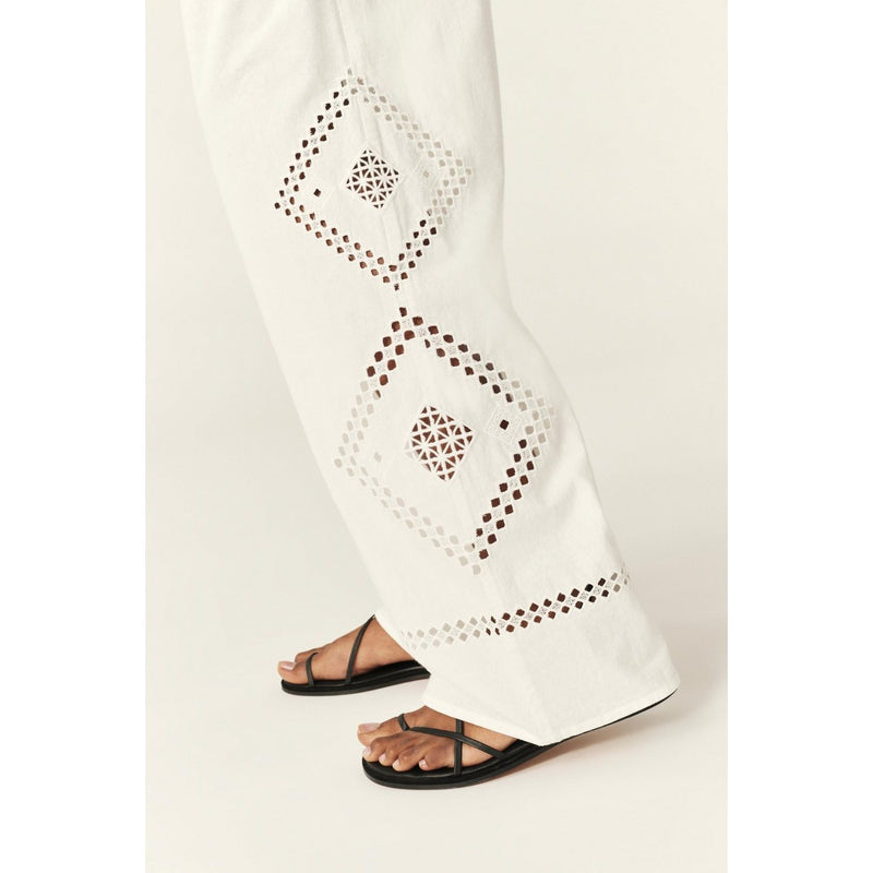 BA&SH - Pantalon Marlon - Blanc - Femme