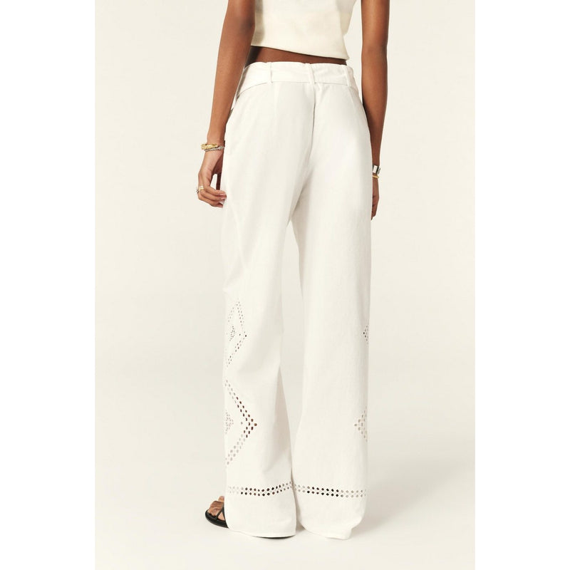 BA&SH - Pantalon Marlon - Blanc - Femme