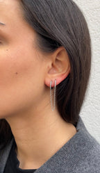 Orecchino Singolo con Strass