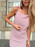 Robe rayée Sixtine