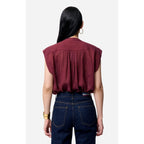 Blouse Sm Clio - Bordeaux