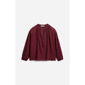 Blouse Col V Nipoa - Bordeaux