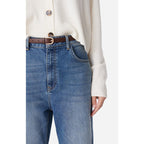 Cropped Og Jeans - Blue Grey