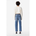 Cropped Og Jeans - Blue Grey
