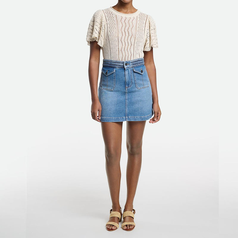 Vanessa Bruno - Jupe Naoto - Indigo Clair