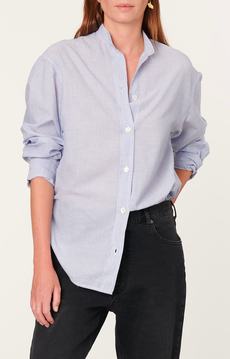 Camisa Lidiane - Blanco/Azul