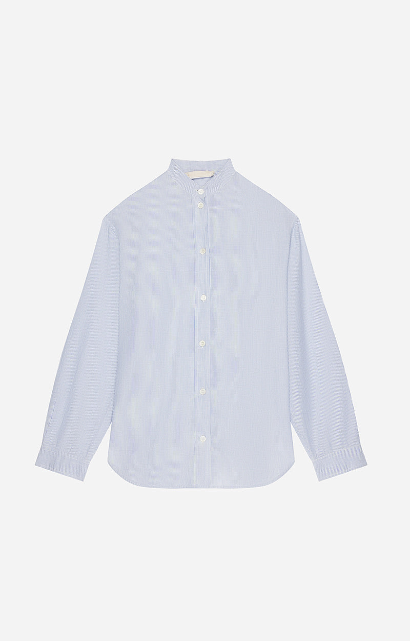 Camisa Lidiane - Blanco/Azul