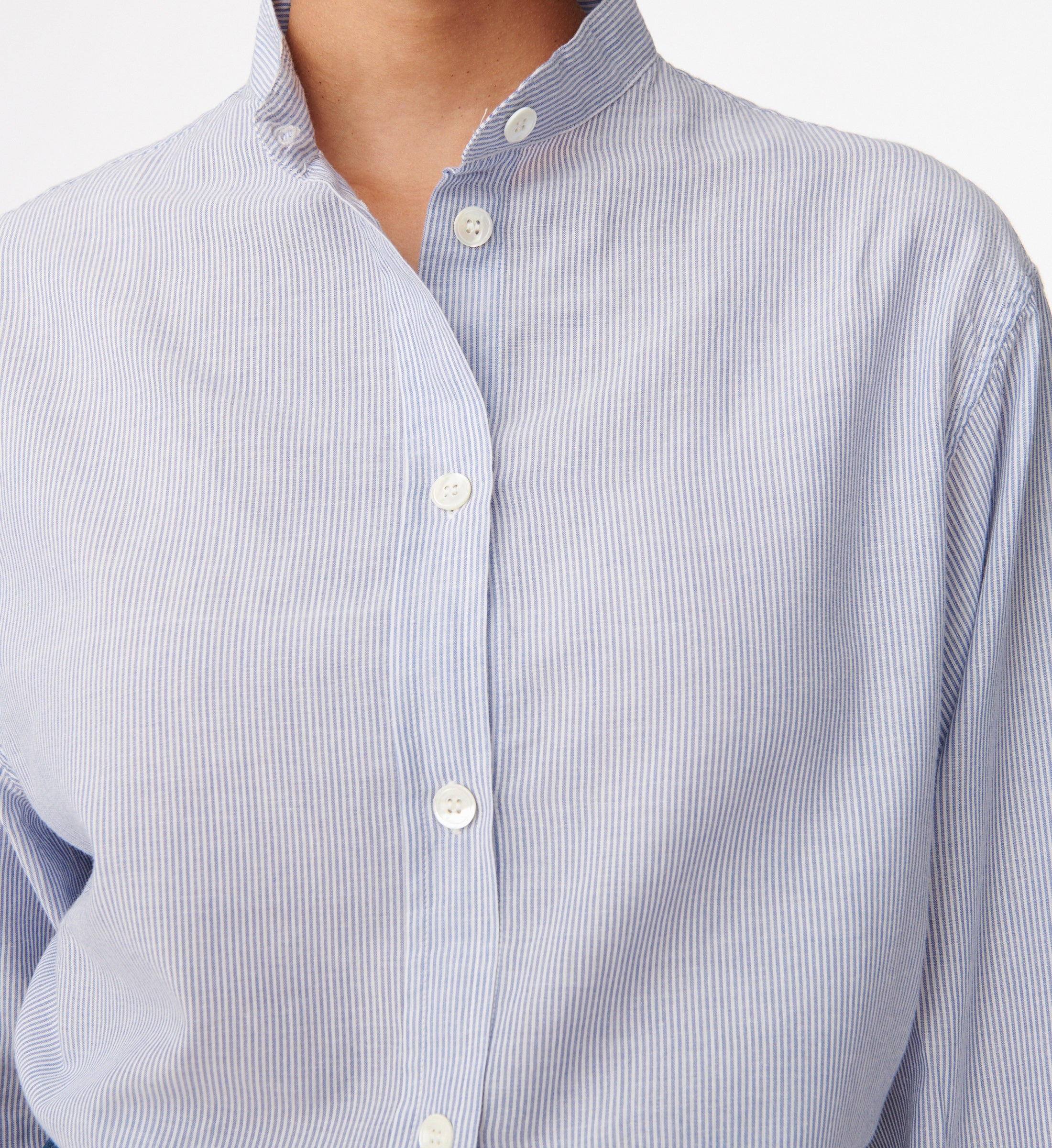 Camisa Lidiane - Blanco/Azul