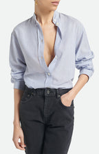 Camisa Lidiane - Blanco/Azul